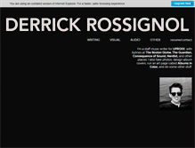 Tablet Screenshot of derrickrossignol.com